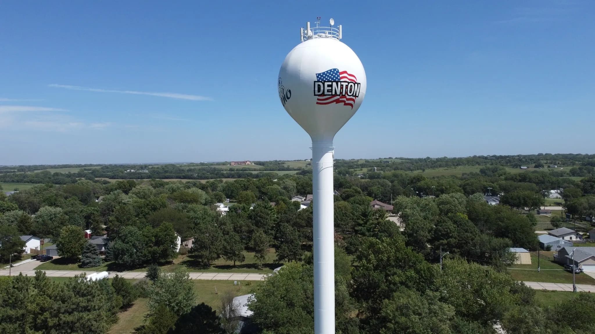 Denton water tower